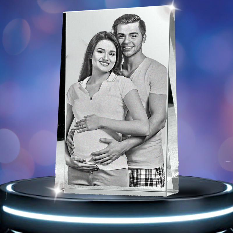 Plaque, crystal plaque, baby gift,