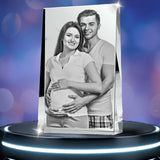 Plaque, crystal plaque, baby gift,