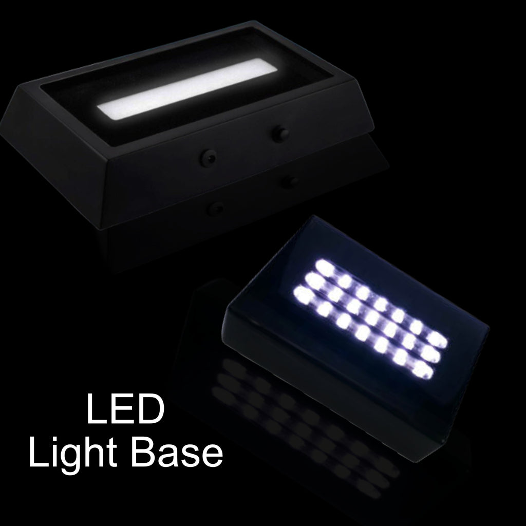 3D Signature Crystal + Light Base