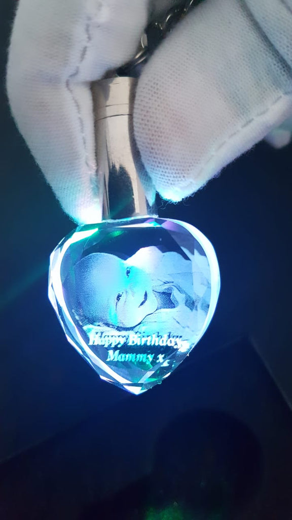 Heart Keyring, keyring heart, heart shape, heart gift, love, love 2024, gift 2024, Solid Crystals, 3D Crystal, solidcrystals.co.uk