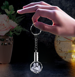 2D Crystal, Personalized keyring, Custom keychain, Engraved keyring, Custom name keyring, Photo keyring, Unique keyring gift, Personalized leather keyring, Custom metal keyring, Keyring with initials, Handmade keyring