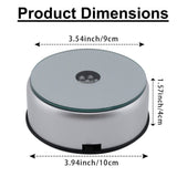 Rotating Light Base For Crystals - LED Light Base|(Battery and Mains Operated)