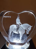 3D Heart Crystal - Large/Xtra Large/XXtra Large - Solid Crystals | 3D Photo Crystal Shop | Laser engraved Glass Awards & Trophies