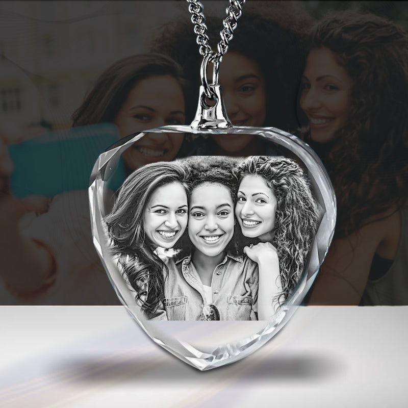 Crystal Glass Necklace (T)
