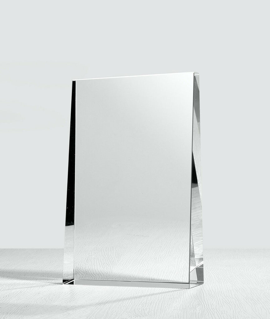 Photo Crystal  Plaque Gift  – 150mmx100mmx30mm - Solid Crystals | 3D Photo Crystal Shop | Laser engraved Glass Awards & Trophies