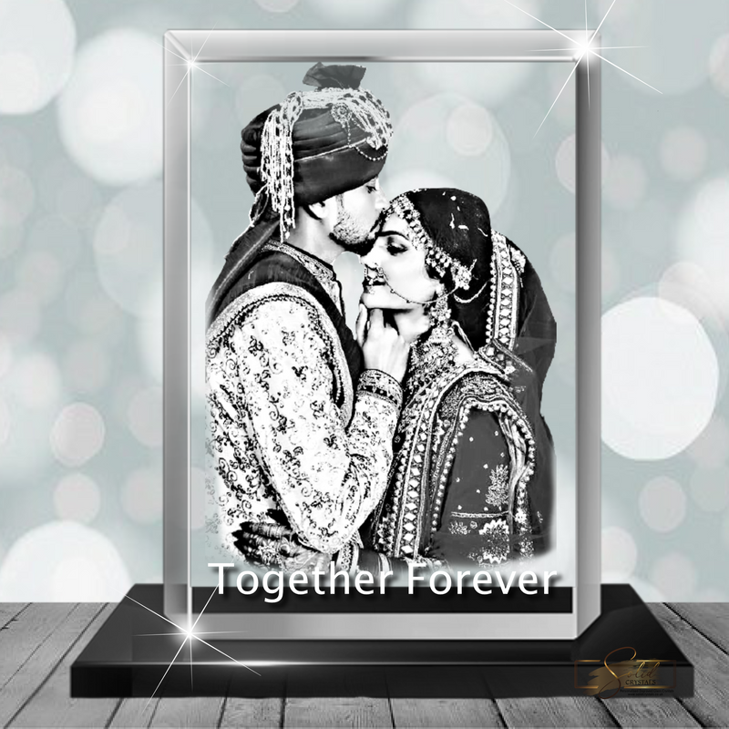 2D Photo in Glass  Gift 3D crystal, personalized gift, custom engraving, photo crystal, glass art, laser etching, unique keepsake, premium quality, luxury decor, bespoke design