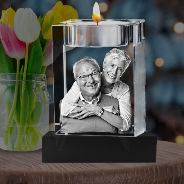 3D Tealight Candle Crystal