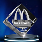 corporate gift, corporate award, diamond crystal, 