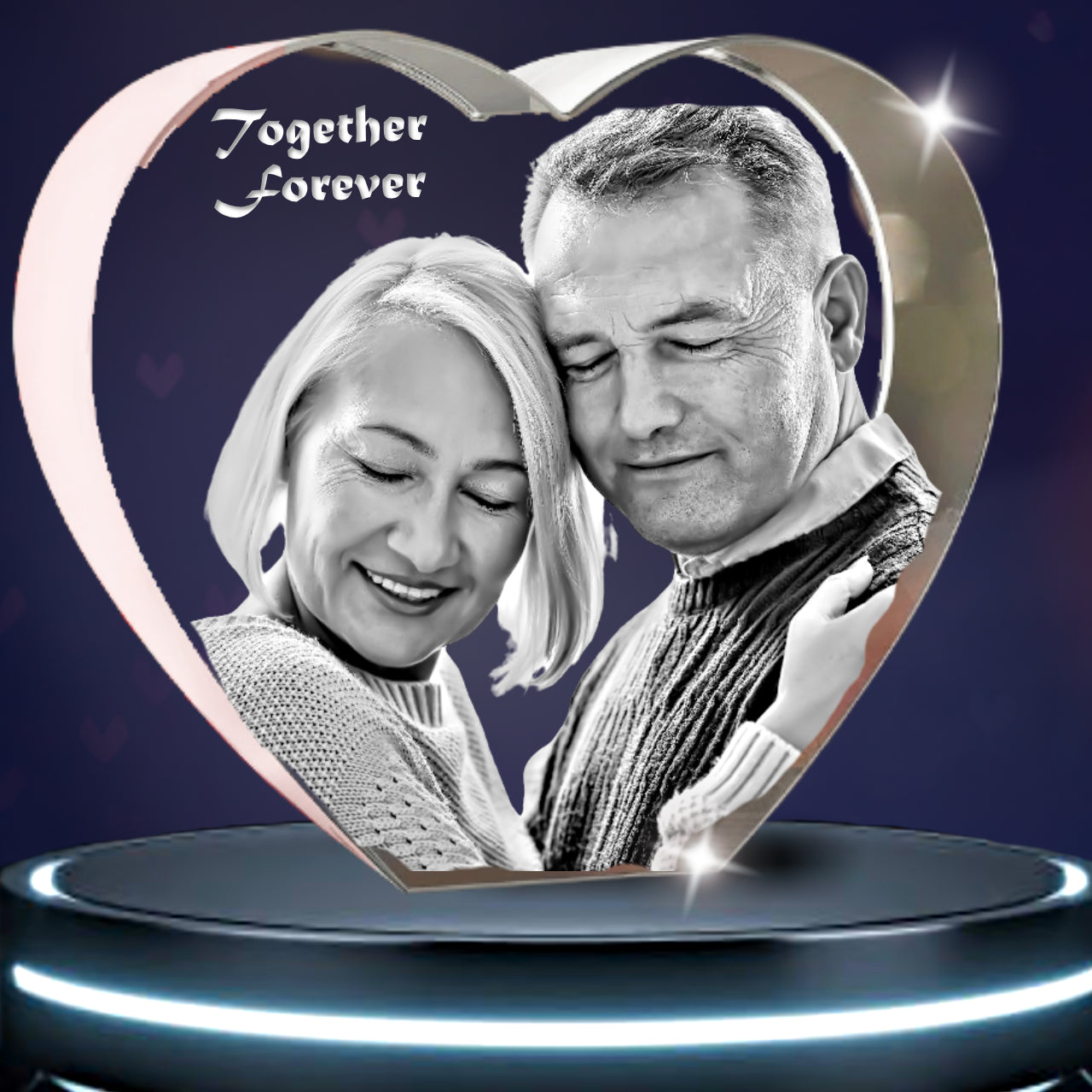3D Heart Crystal, 3D Crystal, 3D Crystal Uk, Personalised Gift, Pet Gifts, Solid Crystal, Hull Crystals, Crystals Uk