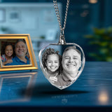 Necklace, Heart Necklace, 3d crystal, 3D Crystal Uk, 3D Crystal USA, Pendant, Heart Pendant