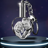 2D Heart Keyring (T)