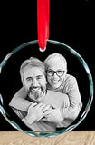 Crystal ornament, Personalized crystal ornament, Custom crystal decoration, Crystal hanging ornament, Engraved crystal ornament, 3D crystal ornament, Crystal keepsake ornament, Holiday crystal ornament, Custom photo crystal ornament, Laser engraved crystal decoration