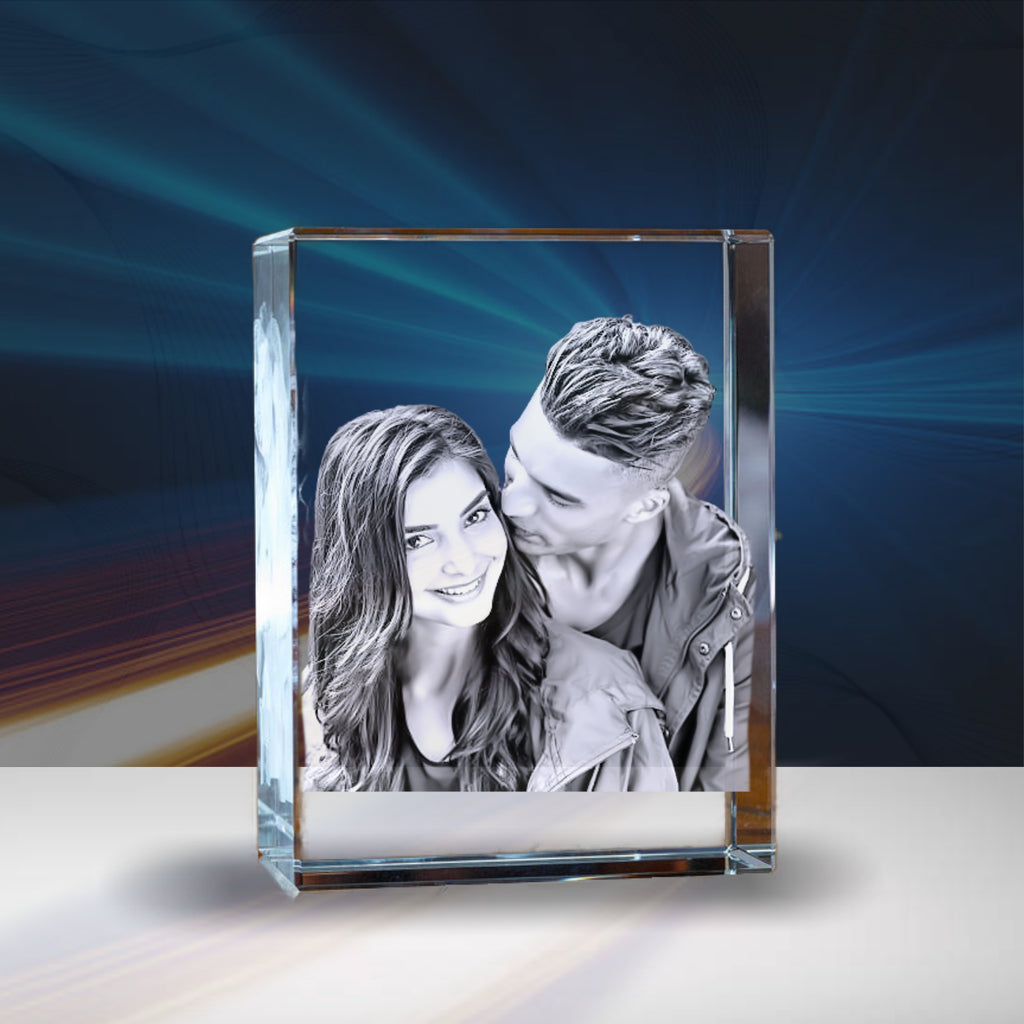 Buy Online Personalised 3D Crystal Latest Designer Personalised 3D   CrazzyGift