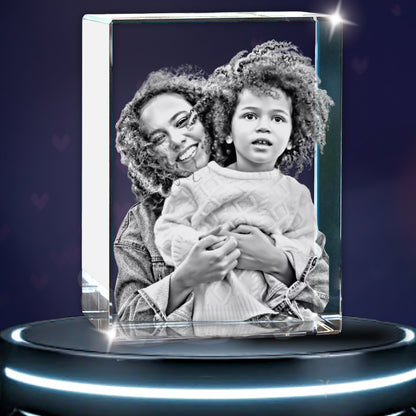 3D crystal, personalized gift, custom engraving, photo crystal, glass art, laser etching, unique keepsake, premium quality, luxury decor, bespoke design