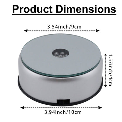 Rotating Light Base For Crystals - LED Light Base|(Battery and Mains Operated)