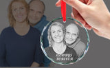 Crystal ornament, Personalized crystal ornament, Custom crystal decoration, Crystal hanging ornament, Engraved crystal ornament, 3D crystal ornament, Crystal keepsake ornament, Holiday crystal ornament, Custom photo crystal ornament, Laser engraved crystal decoration