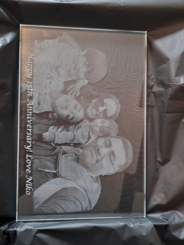 2D LED Light-Up Glass Picture Frame 2D (300mm x 400mm x 10mm) XL