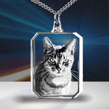 Crystal Glass Necklace (T)