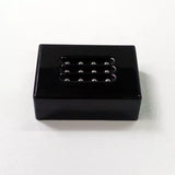Black Lacquer Wooden Led Light Base - White lights Piano Finish