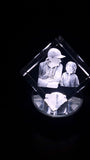 3D Photo Crystal Diamond - Large - Solid Crystals | 3D Photo Crystal Shop | Laser engraved Glass Awards & Trophies