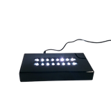 XXL Executive 3D Crystal Block Award + FREE Black Piano Finish Wooden Light Base (Premium Bevel Edge / 15cm x 10cm x 6cm) - Solid Crystals | 3D Photo Crystal Shop | Laser engraved Glass Award
