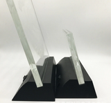 Free LED Light-Up Stand - 2D Glass Crystal - Solid Crystals | 3D Photo Crystal Shop | Laser engraved Glass Awards & Trophies
