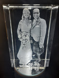 XTRA Large Executive 3D Crystal - 2.5kg -150x100x60mm - Solid Crystals | 3D Photo Crystal Shop | Laser engraved Glass Awards & Trophies