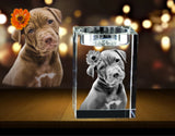 3D Photo Crystal Candle Holder - 3 Sizes - Memorial/Wedding - Solid Crystals | 3D Photo Crystal Shop | Laser engraved Glass Awards & Trophies