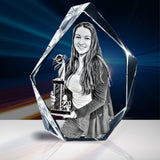 3D prestige crystal, Custom prestige crystal, Prestige crystal gift, 3D prestige crystal photo, Personalized prestige crystal, Luxury prestige crystal, Prestige crystal award, Engraved prestige crystal, Prestige crystal keepsake, Laser engraved prestige crystal